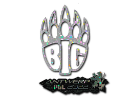 Sticker | BIG (Glitter) | Antwerp 2022