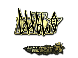 Sticker | chelo (Gold) | Antwerp 2022