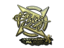 Sticker | es3tag (Gold) | Antwerp 2022