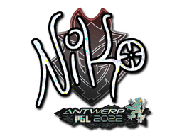 Sticker | NiKo (Glitter) | Antwerp 2022