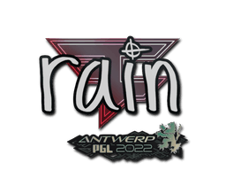 Sticker | rain | Antwerp 2022