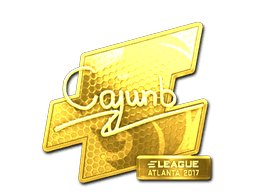 Sticker | cajunb (Gold) | Atlanta 2017