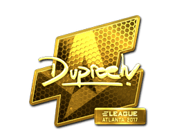 Sticker | dupreeh (Gold) | Atlanta 2017