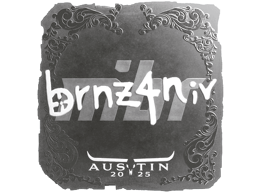 Sticker | brnz4n (Foil) | Austin 2025