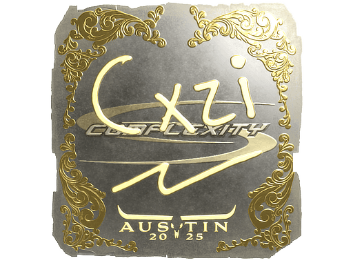Sticker | Cxzi (Gold) | Austin 2025