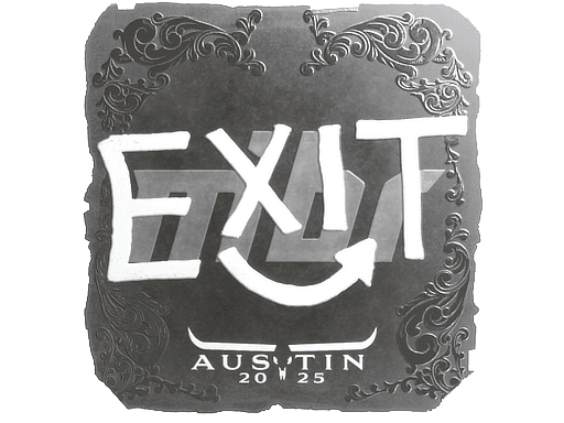 Sticker | exit (Foil) | Austin 2025