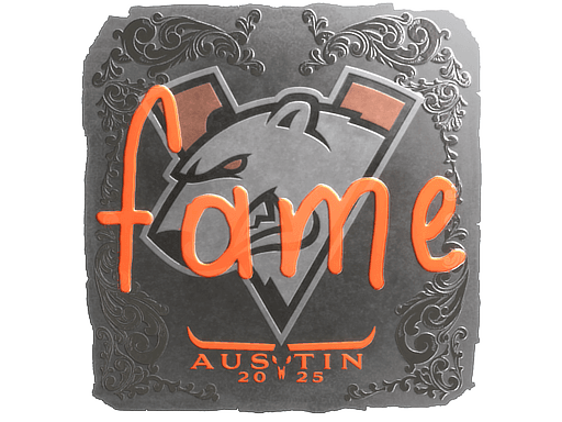 Sticker | fame (Foil) | Austin 2025