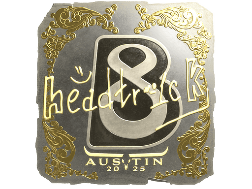 Sticker | headtr1ck (Gold) | Austin 2025