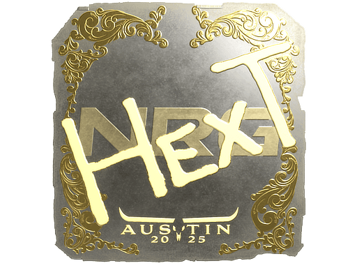 Sticker | HexT (Gold) | Austin 2025