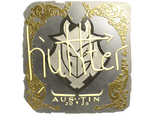 Sticker | huNter- (Gold) | Austin 2025