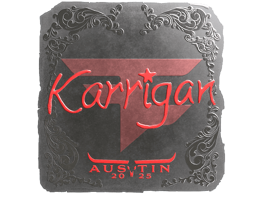 Sticker | karrigan (Foil) | Austin 2025