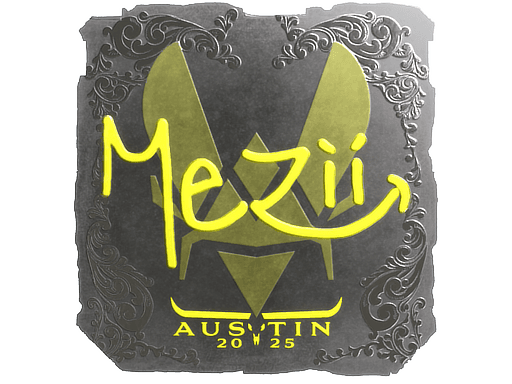 Sticker | mezii (Foil) | Austin 2025