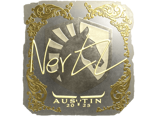 Sticker | NertZ (Gold) | Austin 2025