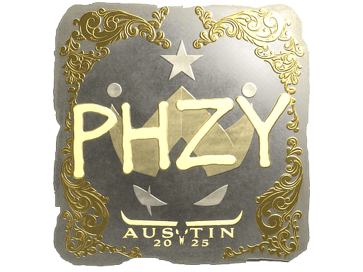 Sticker | phzy (Gold) | Austin 2025