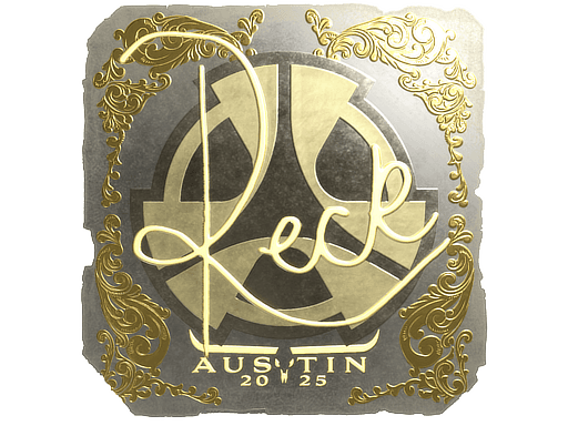 Sticker | reck (Gold) | Austin 2025