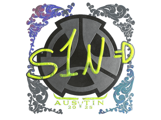 Sticker | s1n (Holo) | Austin 2025
