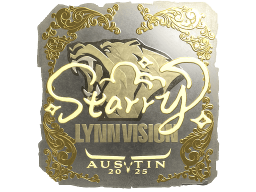 Sticker | Starry (Gold) | Austin 2025