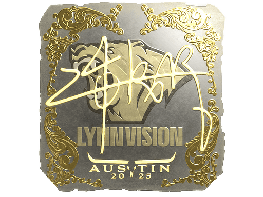 Sticker | z4KR (Gold) | Austin 2025