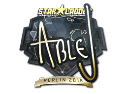 Sticker | ableJ (Gold) | Berlin 2019