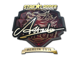 Sticker | Attacker (Gold) | Berlin 2019