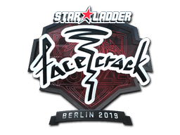 Sticker | facecrack (Foil) | Berlin 2019