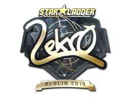 Sticker | Lekr0 (Gold) | Berlin 2019