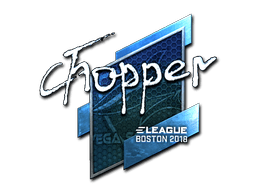 Sticker | chopper (Foil) | Boston 2018