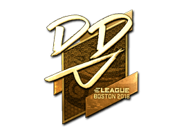 Sticker | DD (Gold) | Boston 2018