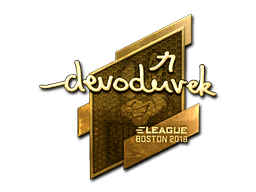 Sticker | devoduvek (Gold) | Boston 2018