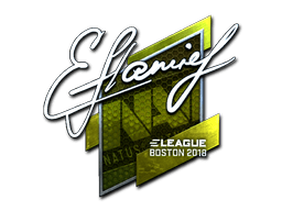 Sticker | flamie (Foil) | Boston 2018