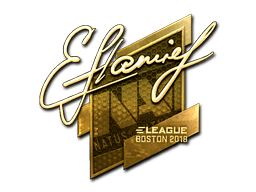 Sticker | flamie (Gold) | Boston 2018