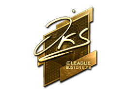 Sticker | jks (Gold) | Boston 2018
