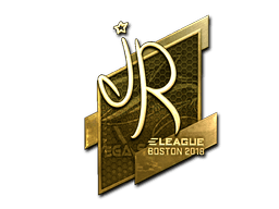 Sticker | jR (Gold) | Boston 2018