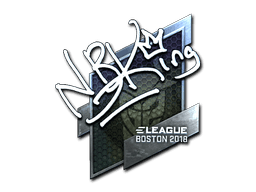 Sticker | NBK- (Foil) | Boston 2018