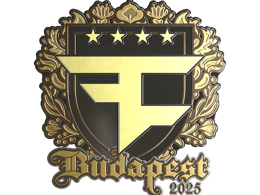 Sticker | FaZe Clan (Gold) | Budapest 2025