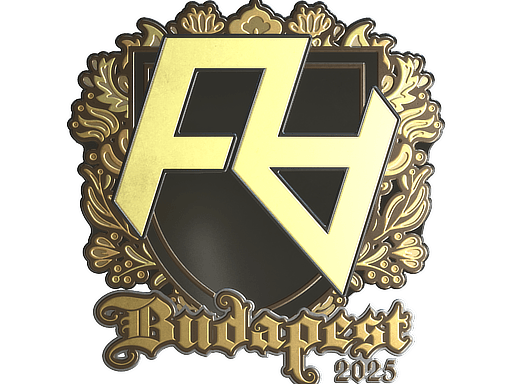 Sticker | Rare Atom (Gold) | Budapest 2025