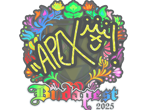 Sticker | apEX (Holo) | Budapest 2025