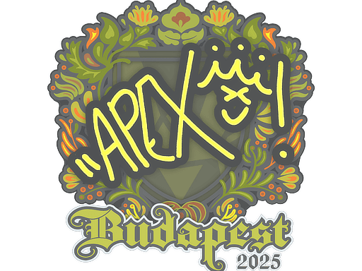 Sticker | apEX | Budapest 2025