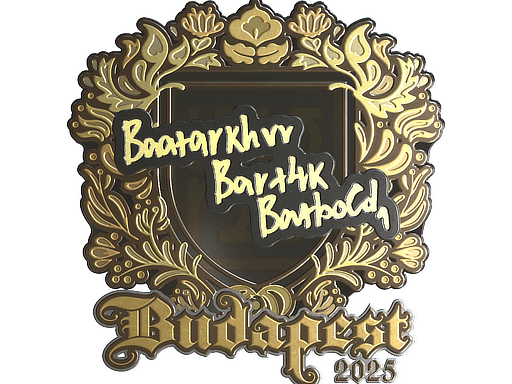 Sticker | Bart4k (Gold) | Budapest 2025