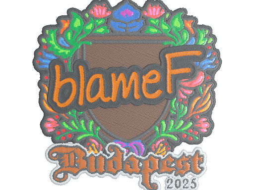Sticker | blameF (Embroidered) | Budapest 2025