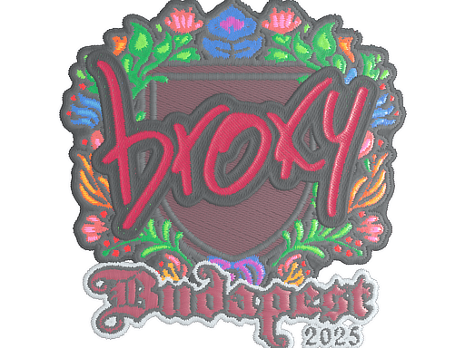 Sticker | broky (Embroidered) | Budapest 2025