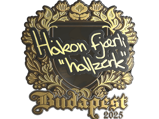 Sticker | hallzerk (Gold) | Budapest 2025