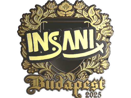 Sticker | insani (Gold) | Budapest 2025