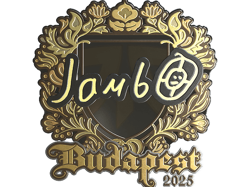 Sticker | jambo (Gold) | Budapest 2025