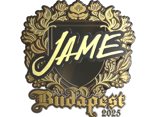 Sticker | Jame (Gold) | Budapest 2025