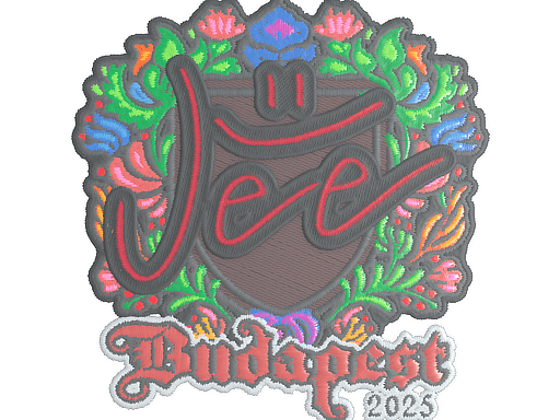 Sticker | Jee (Embroidered) | Budapest 2025