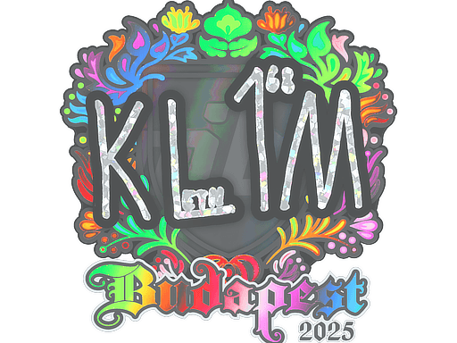 Sticker | kl1m (Holo) | Budapest 2025