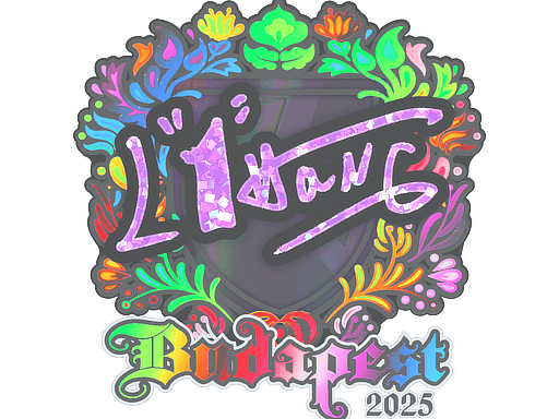 Sticker | L1haNg (Holo) | Budapest 2025