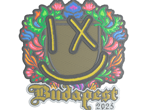 Sticker | lux (Embroidered) | Budapest 2025