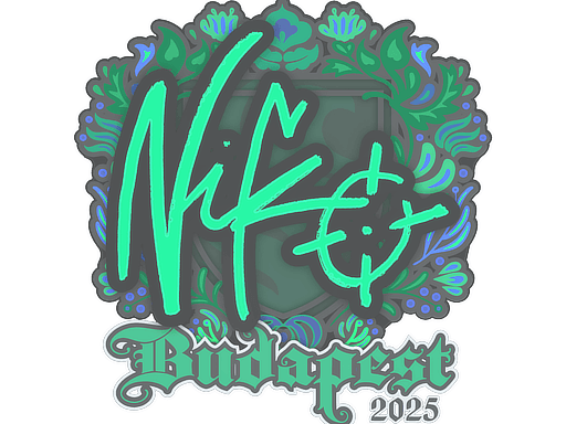 Sticker | NiKo | Budapest 2025